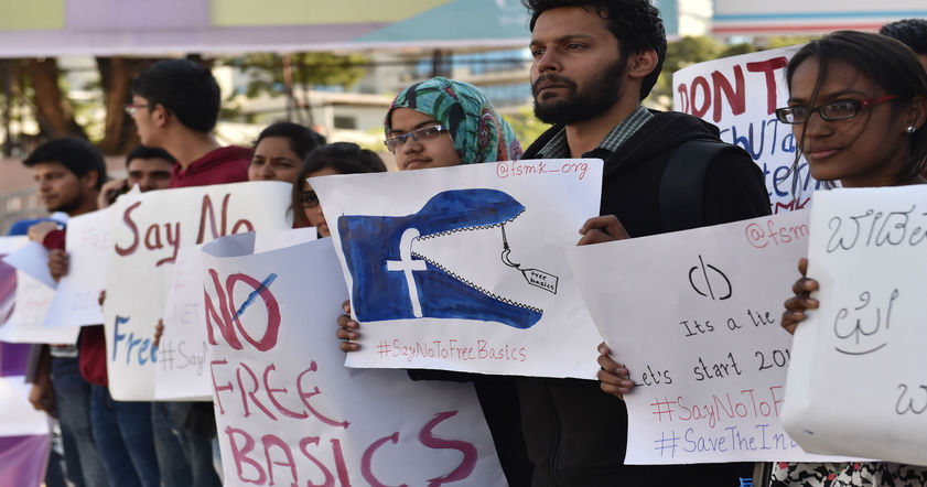 Индия запретила Facebook раздавать бесплатный интернет