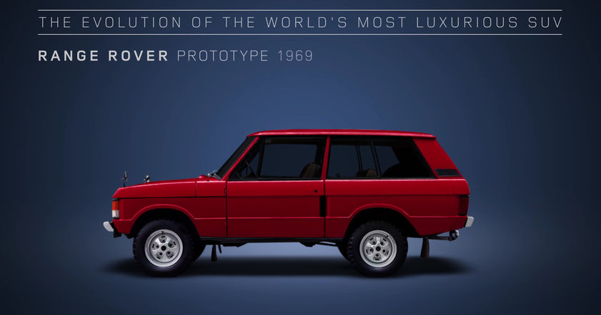 Эволюция Range Rover с 1969 года в одном ролике