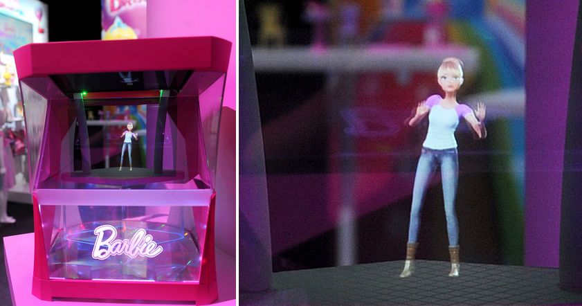 Mattel показала голографическую куклу Барби