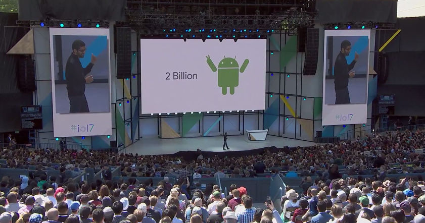 Google объявила, что в настоящее время ОС Android имеет более 2 млрд активных пользователей во всем мире
