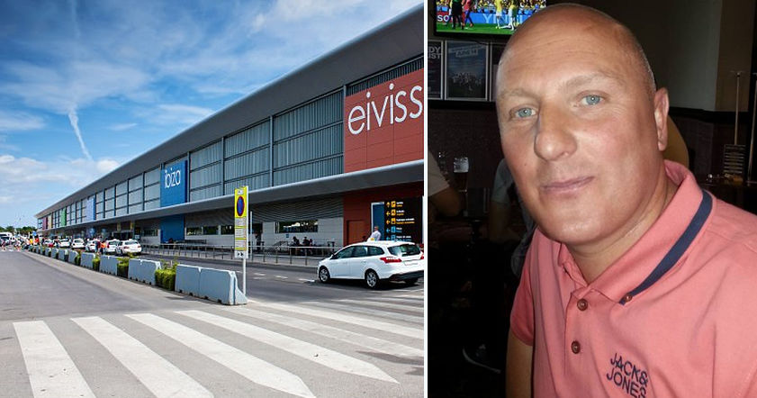 Инцидент произошел в аэропорту острова Ибица. Погибший только что прибыл на популярный европейский курорт рейсом из Манчестера.