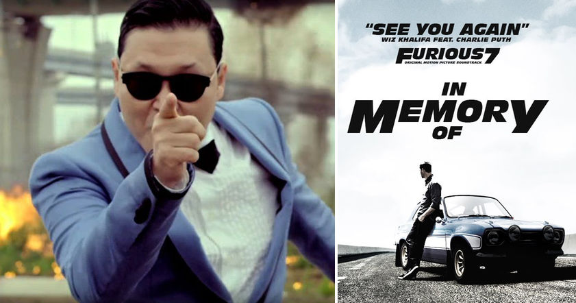Gangnam Style утратил статус самого популярного клипа в YouTube из-за саундтрека к фильму "Форсаж 7"