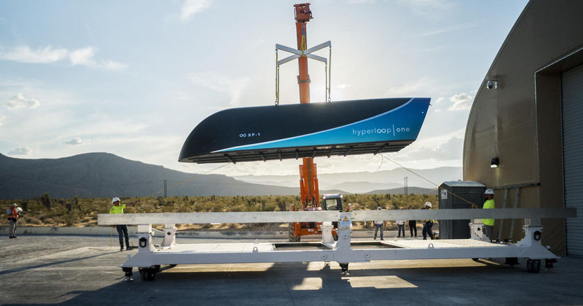 Пассажирская капсула Hyperloop One на тестах разогналась почти до предела