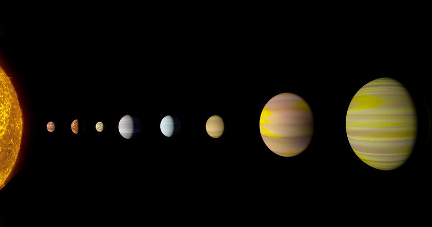 У звезды Kepler-90i обнаружены восемь экзопланет с помощью орбитального телескопа «Кеплер»